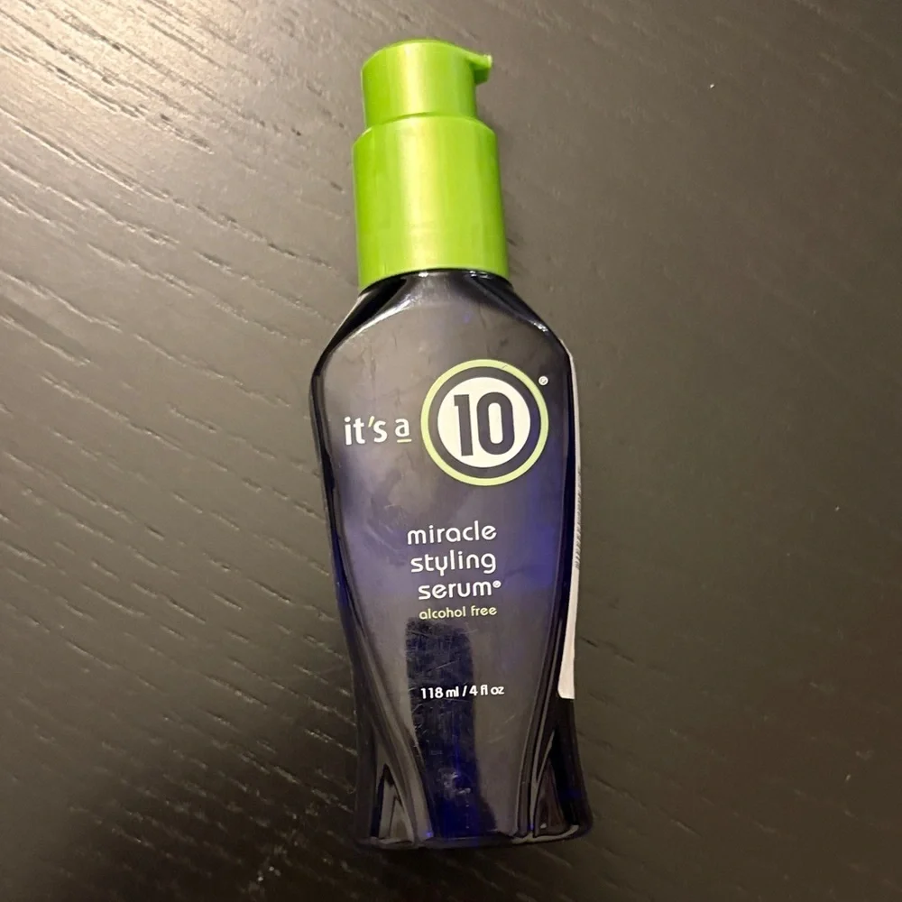 It's a 10 Miracle Styling Serum with Green Cap